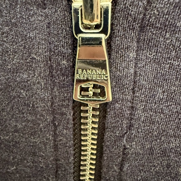 Banana Republic Reversible Zip Up L Black/Navy and Black - Picture 3 of 3